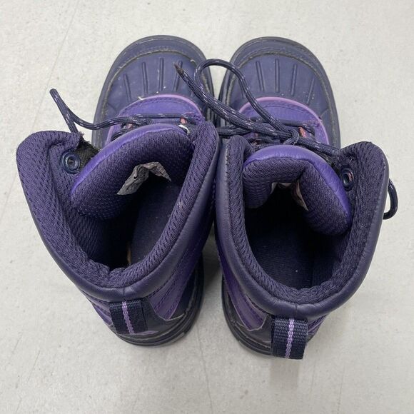 Nike Woodside 2 High TD ACG Goadome Boot Purple Logo Kids Size 13C 524878-500 - Picture 4 of 7